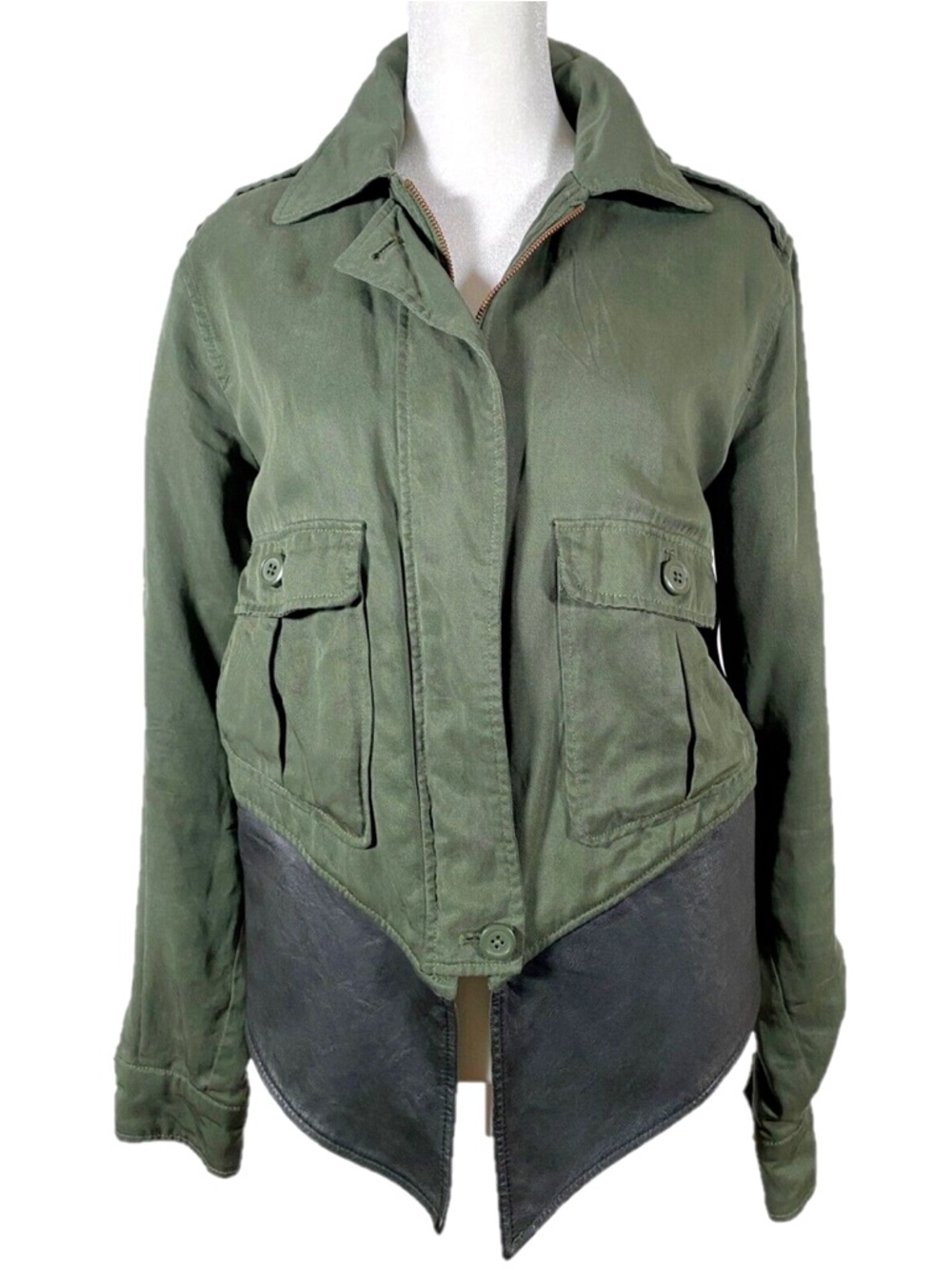 Dakota Collective Utility Leather Jacket Madewell Dissh Revolve Free People